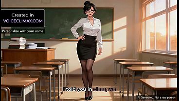 Anime Hentai Professor Makes You Stay After School – Acts Like Helping Grades, Gives Hot JOI Instead