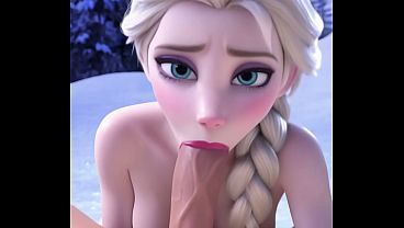 Elsa  Frozen  Disney  3D porn animation