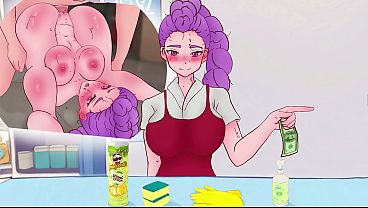 Jinu wanted to buy a homemade vagina made of gloves and sponges, but Rumi fucked him.KPop Demon Hunters hentai.