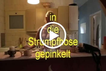 In die Strumpfhose gepinkelt