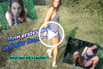 Mein erstes mal in freier Natur-Sekt !!