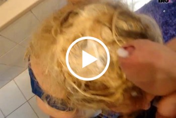 Dieser Mistkerl wichst mir auf den Kopf