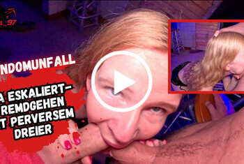 Junggeslinnen Abschied wird zur Fremdfick Party! Kondom bleibt in