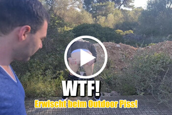 WTF! Erwischt beim Outdoor Piss!